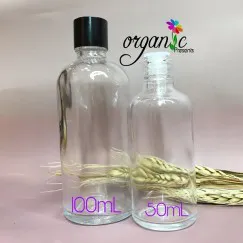 CHAI TINH DẦU NẮP VẶN 100ML (TRONG NẮP ĐEN)