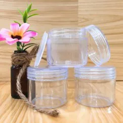 HŨ NHỰA TRONG 30G (NẮP TRONG)