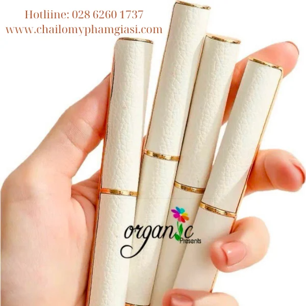 VỎ SON CÂY VIẾT (BỌC DA - MÀU TRẮNG) 