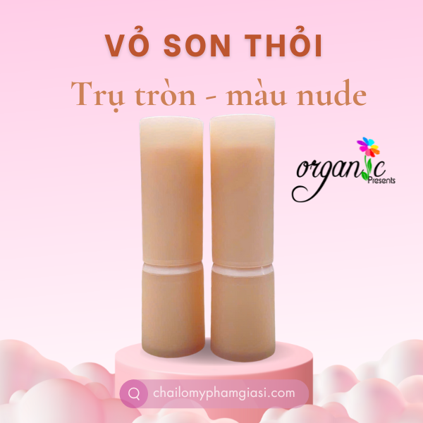 VỎ SON THỎI (TRỤ TRÒN - CAM NUDE) 