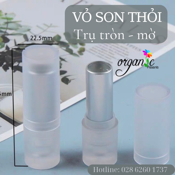 VỎ SON THỎI (TRỤ TRÒN - MỜ) 