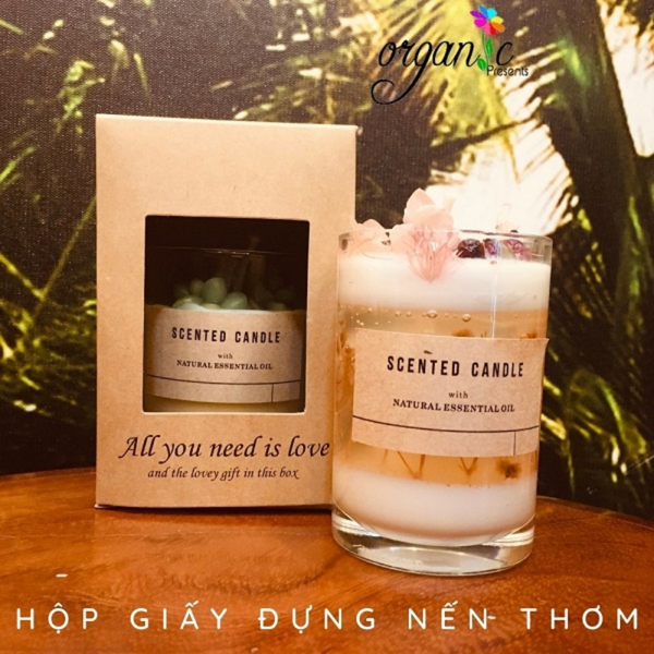 HỘP GIẤY ĐỰNG NẾN THƠM 