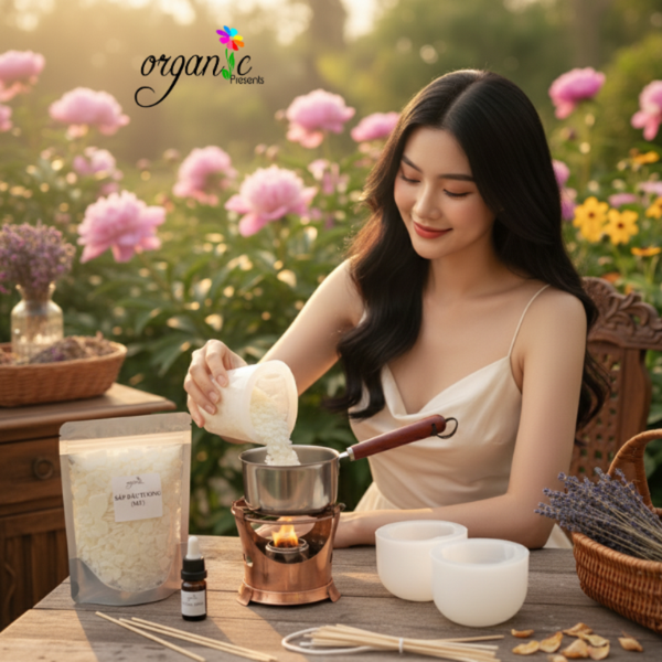 NỒI NẤU SÁP 300 ML (CÁN GỖ)