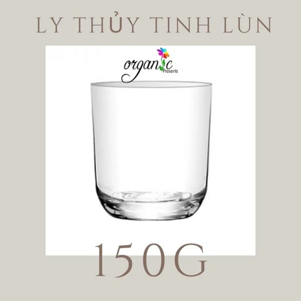 LY THỦY TINH LỚN ĐỰNG NẾN THƠM 150G