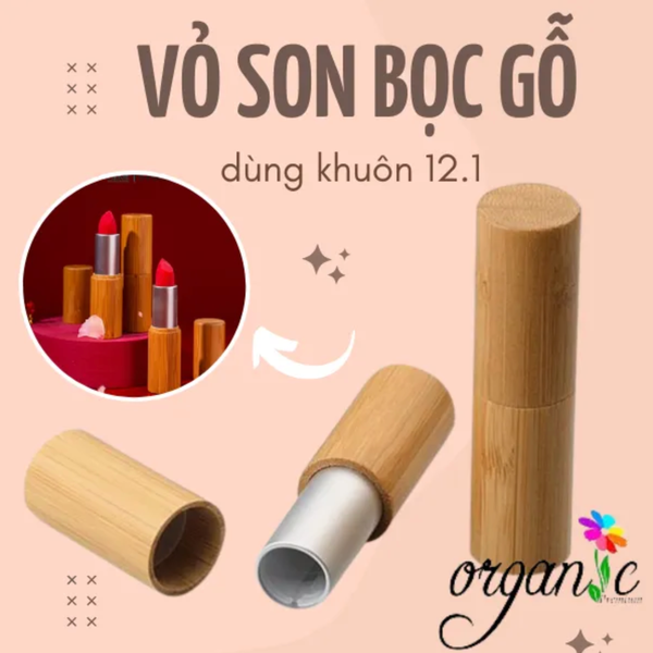 VỎ SON BỌC GỖ NGUYÊN KHỐI (DÙNG KHUÔN 12.1)
