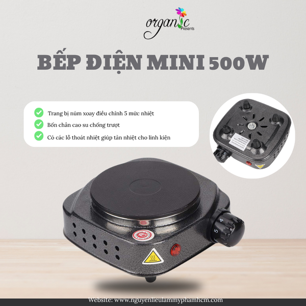 BẾP ĐIỆN MINI 500W