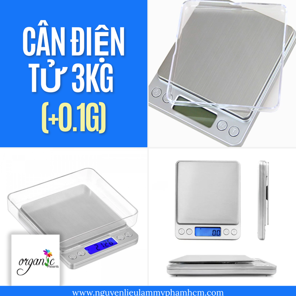 CÂN ĐIỆN TỬ 3KG (+0,1G)