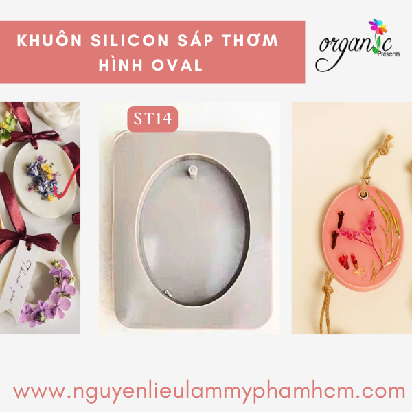 KHUÔN SÁP THƠM (HÌNH OVAL - ST14) 