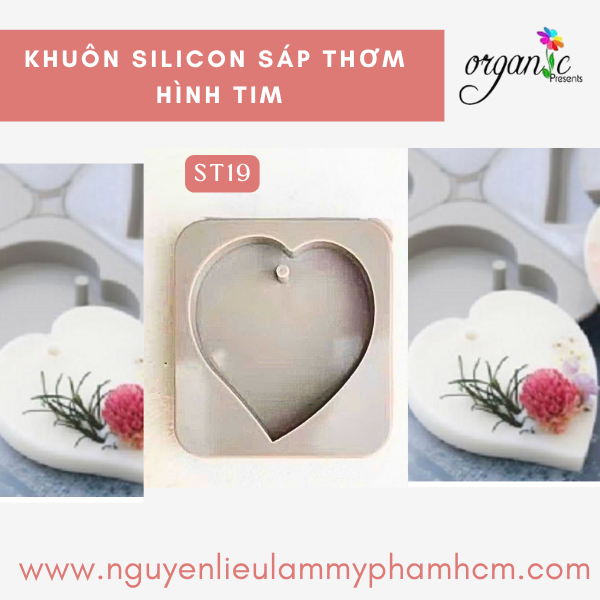 KHUÔN SÁP THƠM (HÌNH TRÁI TIM -ST19)