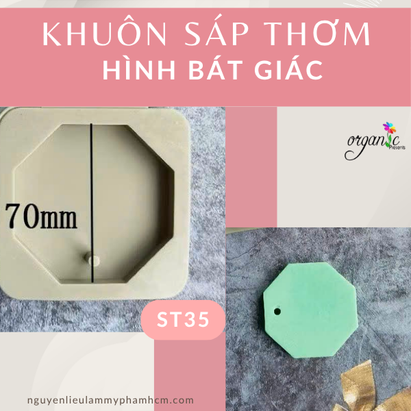 KHUÔN SÁP THƠM (HÌNH BÁT GIÁC - ST35)