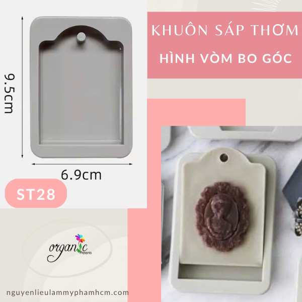KHUÔN SÁP THƠM (HÌNH VÒM BO GÓC - ST28)