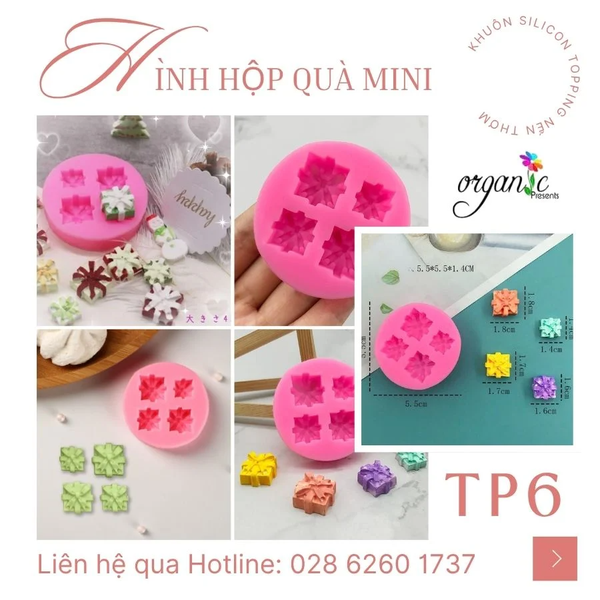 KHUÔN SILICON TOPPING HÌNH BÁNH KẸO, TRÁI CÂY, ĐỒ DECOR TRANG TRÍ
