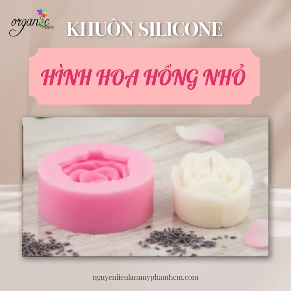 KHUÔN SILICONE HÌNH HOA HỒNG (H4)