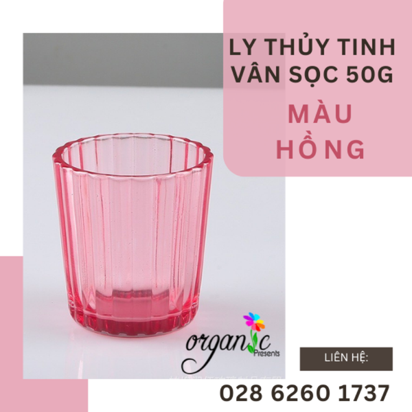LY THỦY TINH ĐỰNG NẾN THƠM / TEALIGHT 50G