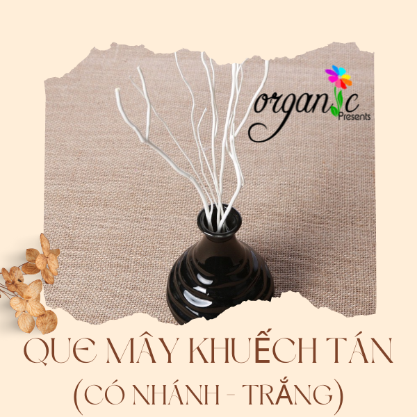 QUE KHUẾCH TÁN TINH DẦU (CÓ NHÁNH - MÀU TRẮNG)