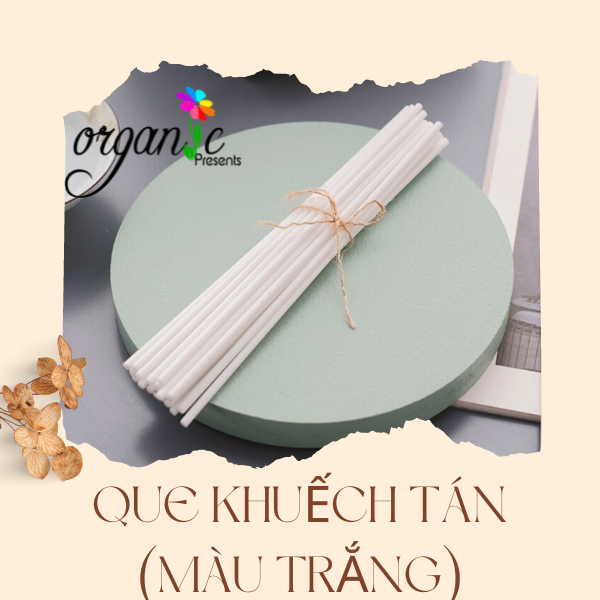 QUE KHUẾCH TÁN TINH DẦU (MÀU TRẮNG)