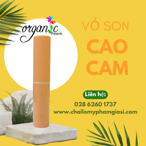 VỎ SON HANDMADE (CAO XANH CAM) 