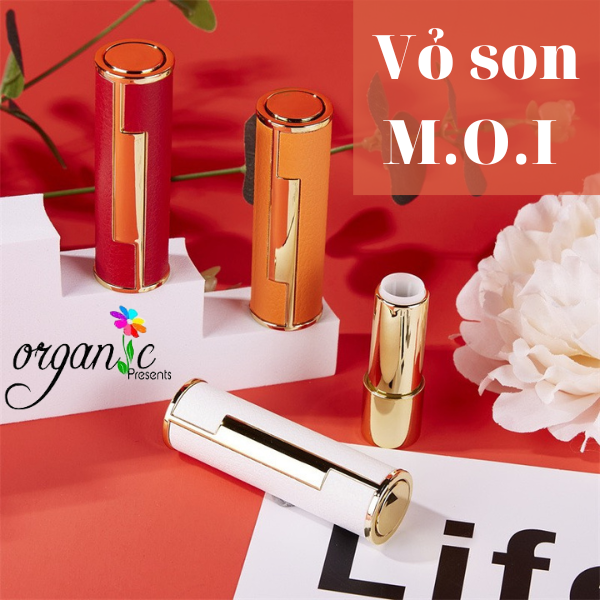 VỎ SON HANDMADE (M.O.I - BỌC DA MÀU TRẮNG) 