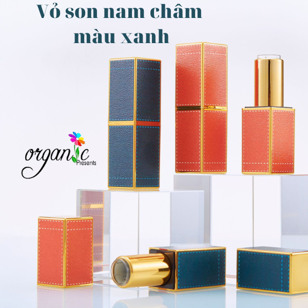 VỎ SON HANDMADE (NAM CHÂM - MÀU CAM)