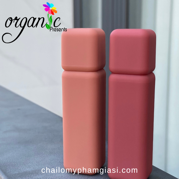 VỎ SON KEM (TRỤ VUÔNG NHÁM - MÀU HỒNG) 