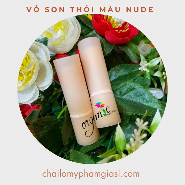 VỎ SON THỎI (TRỤ TRÒN - CAM NUDE) 