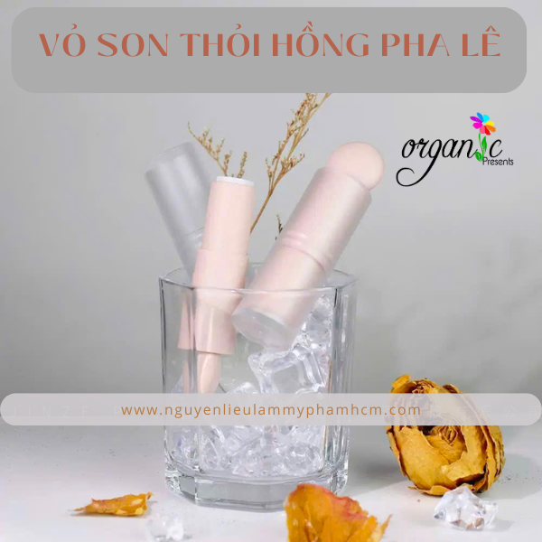 VỎ SON THỎI HỒNG PHA LÊ