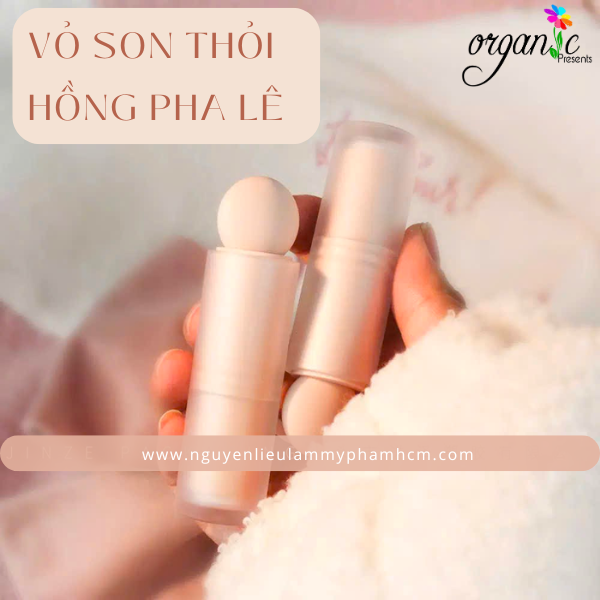 VỎ SON THỎI HỒNG PHA LÊ