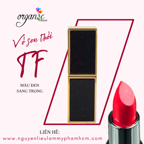 VỎ SON THỎI TF CAO CẤP (ĐEN)