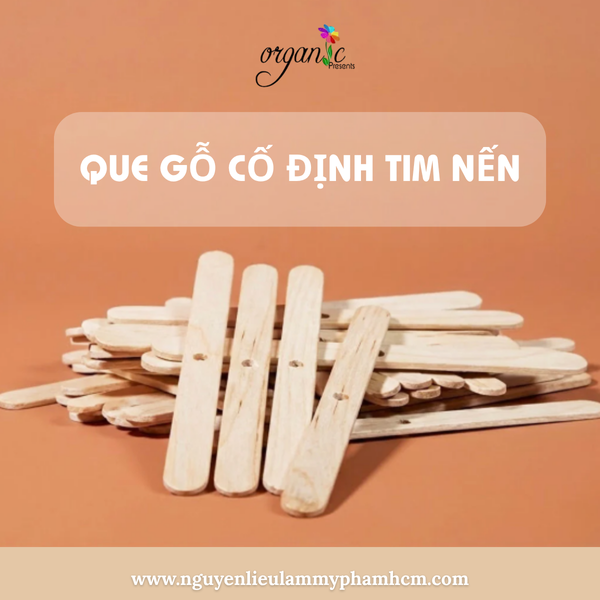 QUE GỖ CỐ ĐỊNH TIM NẾN (BẤC NẾN)