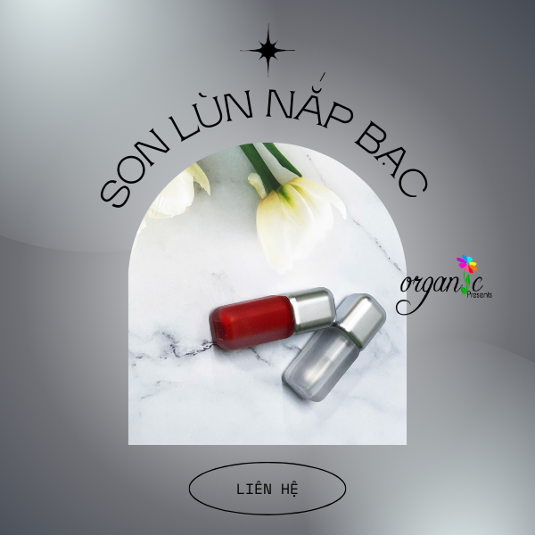 VỎ SON KEM BÓNG LÙN (NẮP BẠC)