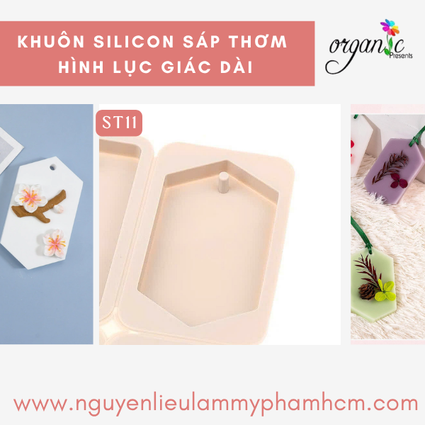 KHUÔN SÁP THƠM (HÌNH LỤC GIÁC DÀI - ST11)