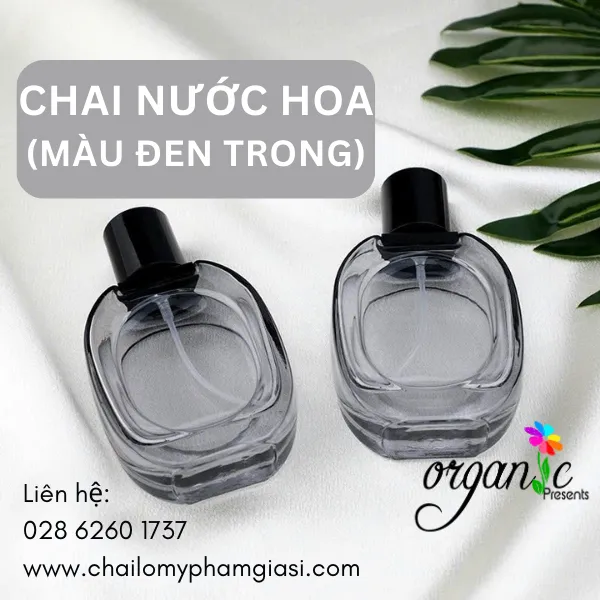 CHAI THỦY TINH PHUN SƯƠNG 30ML (ĐEN TRONG SUỐT)