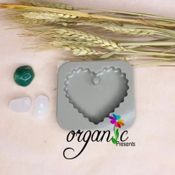 KHUÔN SÁP THƠM (HÌNH TRÁI TIM VÂN SÓNG)