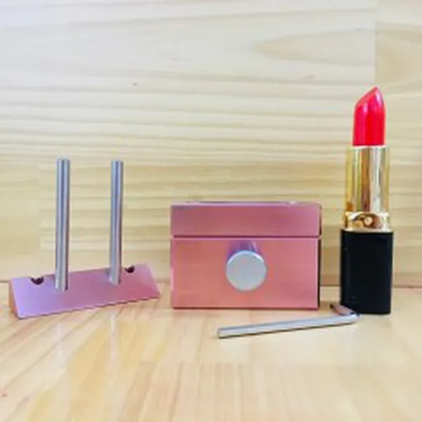 KHUÔN SON INOX 2 LỖ - ĐỔ SON 2 MÀU