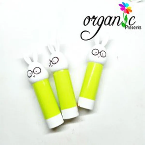 VỎ SON DƯỠNG MINI (TAI THỎ - XANH LÁ)