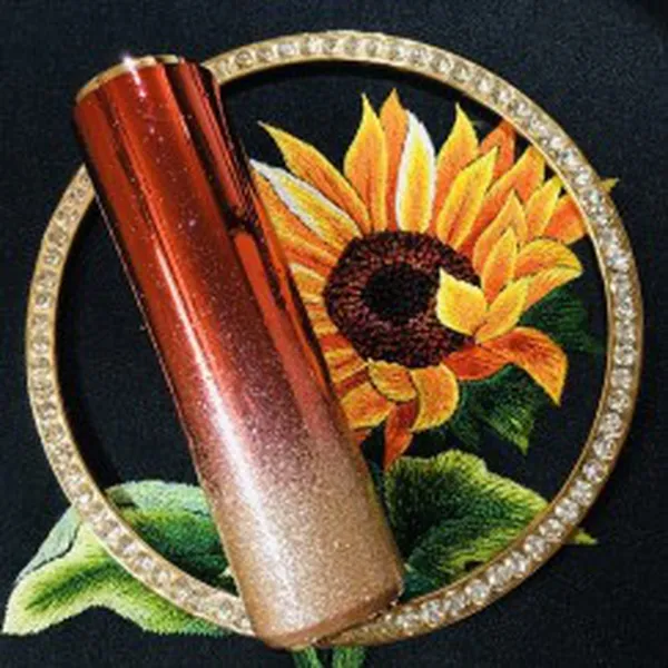 VỎ SON HANDMADE (BẤM TRÒN ĐỎ KIM TUYẾN)