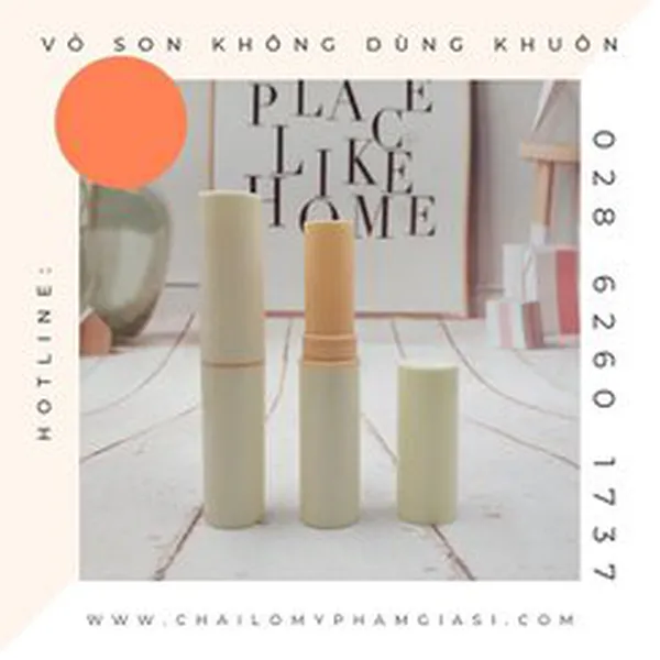 VỎ SON HANDMADE (CAO CAM NẮP ĐỤC)