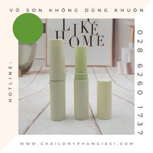 VỎ SON HANDMADE (CAO XANH LÁ NẮP ĐỤC)