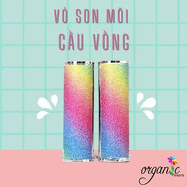 VỎ SON HANDMADE (CẦU VỒNG)