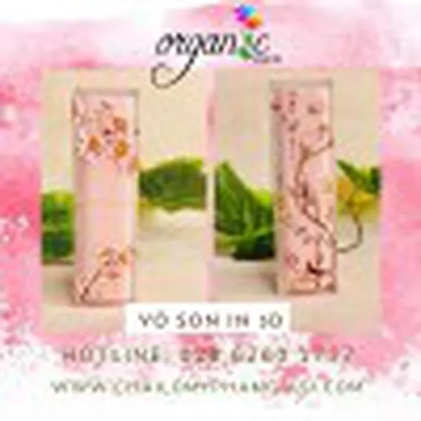 VỎ SON HANDMADE (IN 3D - MÀU HỒNG HOA TO)
