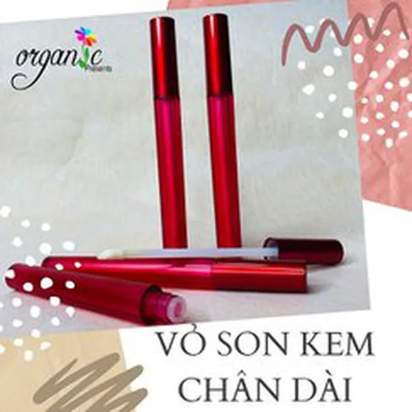 VỎ SON KEM (CHÂN DÀI - MÀU ĐỎ)
