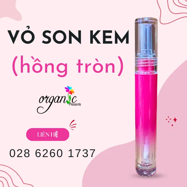 VỎ SON KEM HỒNG TRÒN
