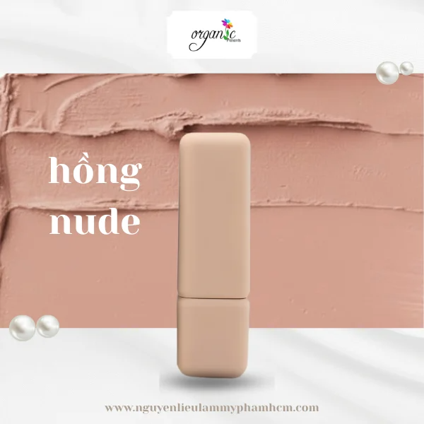VỎ SON THỎI (VUÔNG NHÁM - MÀU HỒNG NUDE)
