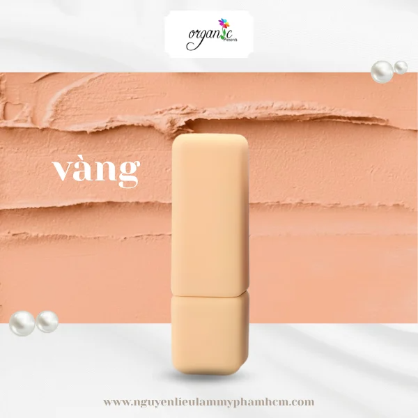 VỎ SON THỎI (VUÔNG NHÁM - MÀU VÀNG)