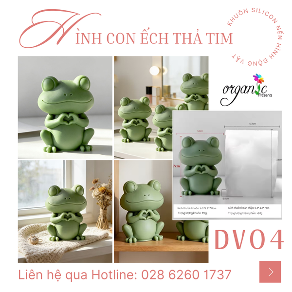 KHUÔN SILICON LÀM NẾN THƠM HÌNH ĐỘNG VẬT (ĐA DẠNG NHIỀU MẪU)