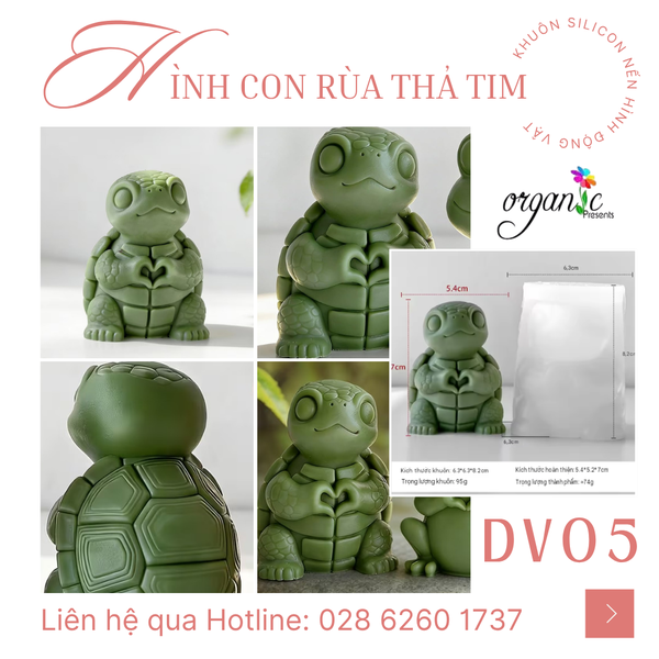 KHUÔN SILICON LÀM NẾN THƠM HÌNH ĐỘNG VẬT (ĐA DẠNG NHIỀU MẪU)