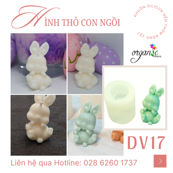 KHUÔN SILICON LÀM NẾN THƠM HÌNH ĐỘNG VẬT (ĐA DẠNG NHIỀU MẪU)