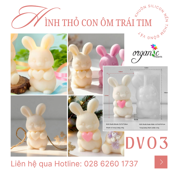 KHUÔN SILICON LÀM NẾN THƠM HÌNH ĐỘNG VẬT (ĐA DẠNG NHIỀU MẪU)