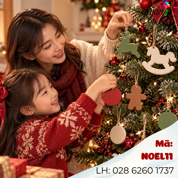 KHUÔN SILICON 6 Ô LÀM PHỤ KIỆN CHỦ ĐỀ GIÁNG SINH (NOEL11)