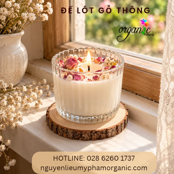 ĐẾ LÓT GỖ THÔNG TRÒN (8 - 10 CM)